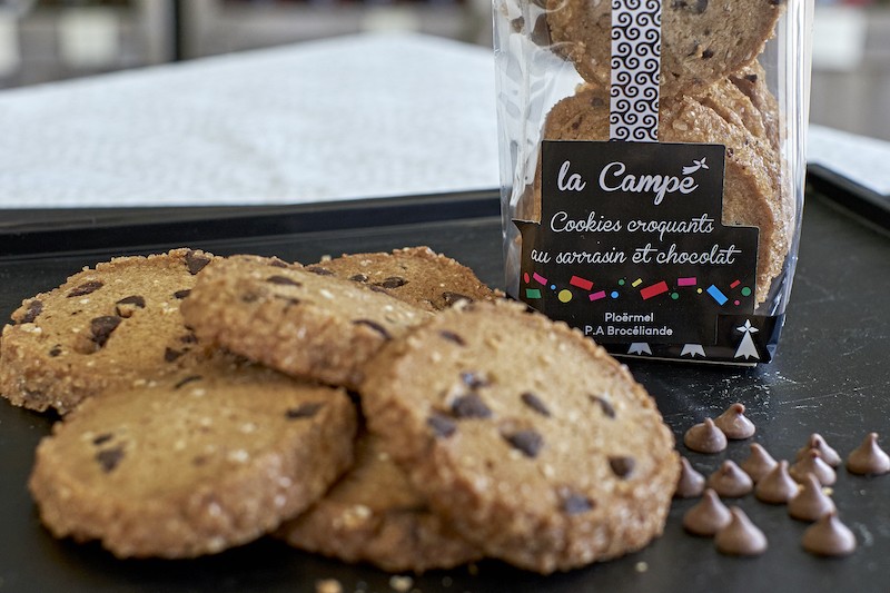 La Campé - Cookies craquants sarrasin et chocolat
